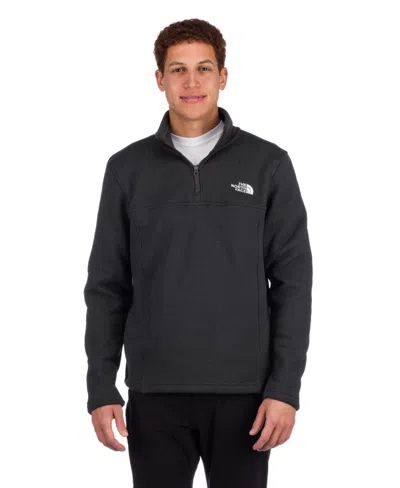 The North Face Men's Tsillan ¼ Zip Sweater In Black Heather