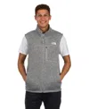 The North Face Men's Tsillan Knit Full Zip Vest In Meld Grey Heather