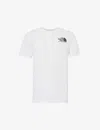 The North Face White T-shirt With Logo Printed On The Front And Back In Cotton Blend Man In White