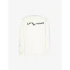 THE NORTH FACE THE NORTH FACE MEN'S WHITE DUNE GRAPHIC-PRINT LONG-SLEEVE COTTON-JERSEY T-SHIRT