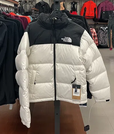 Pre-owned The North Face Mens 1996 Retro Nuptse Jacket 700 Down /white Dune