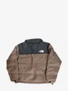 The North Face Denali Polartec Fleece In Smokey Brown Tnf Black