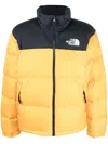 The North Face Men's 1996 Retro Nuptse Cone Orange Down Jacket In Summit Gold Tnf Black