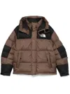The North Face Himalayan Baltoro Jacket In Smokey Brown Tnf Black