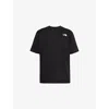 The North Face Mens Graphic-print Oversized-fit Cotton-jersey T-shirt Black In Black