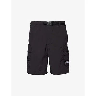 The North Face Mens Black Nse Patch-pocket Woven Cargo Short Xl