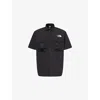 The North Face Summer Shirt With Chest Pockets And Short Sleeves In Black
