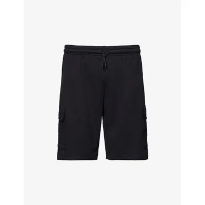 The North Face Mens Relaxed-fit Patch-pocket Cotton Cargo Shorts Black