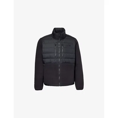 The North Face Mens Black Rmst Denali Tek High-neck Fleece-down Jacket Xl