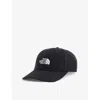 The North Face Mens 66 Classic Logo-detail Recycled-polyester Baseball Cap Black White