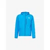 The North Face Mens Dark Blue Higher Run Wind Relaxed-fit Waterproof Jacket Xl In Dark Blue