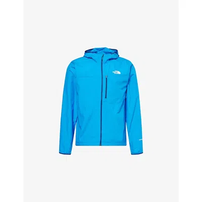The North Face Mens Dark Blue Higher Run Wind Relaxed-fit Waterproof Jacket Xl