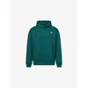 The North Face Mens Axys Logo-print Oversized Cotton-jersey Hoody Deep Nori Xxl In Green