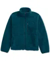 The North Face Mens Extreme Pile Full Zip Jacket 2 In Midnight Petrol,tnf Black