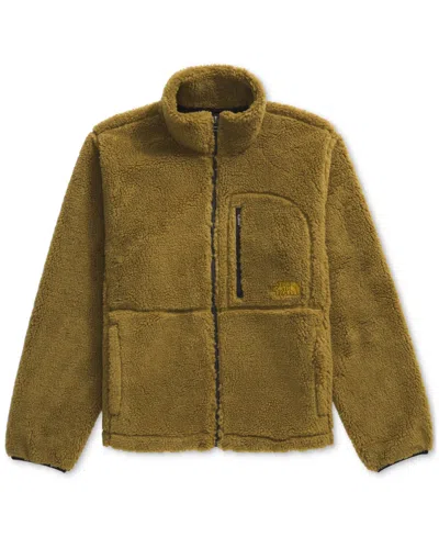 The North Face Mens Extreme Pile Full Zip Jacket 2 In Moss Green/tnf