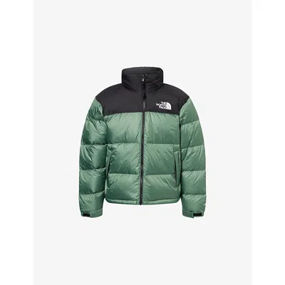 The North Face Mens Green 1996 Retro Nuptse Padded Shell-down Jacket