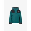 The North Face Mens Green Dryvent Mono Mountain Hooded Woven Jacket In Green