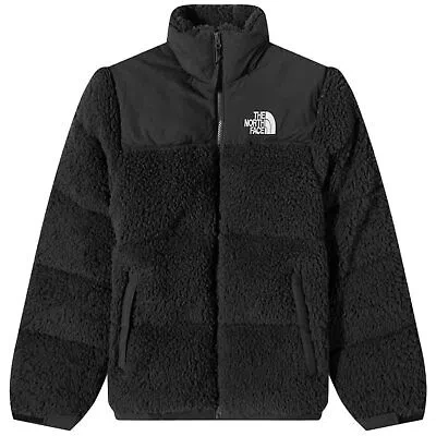 Pre-owned The North Face Mens High Pile Down Nuptse Jacket Xxl Black - $350