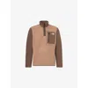 The North Face Yumiori Quarter Zip Fleece In Latte-smokey Brown-tnf