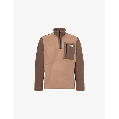 The North Face Yumiori Quarter Zip Fleece In Latte-smokey Brown-tnf