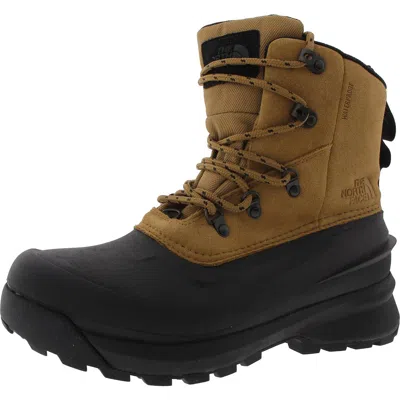 The North Face Mens Leather Insulated Winter & Snow Boots In Multi