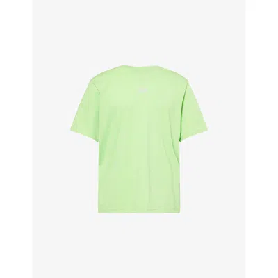 The North Face Mens Never Stop Relaxed-fit Cotton T-shirt Light Green Xxl