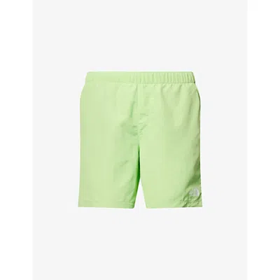 The North Face Mens Light Green Water Relaxed-fit Woven Shorts