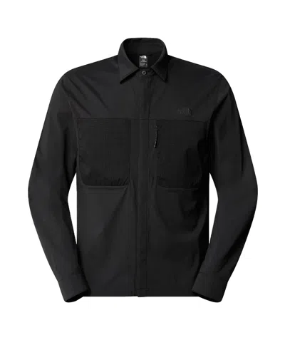 The North Face Mens Lightrange Long-sleeve Shirt In Tnf Black