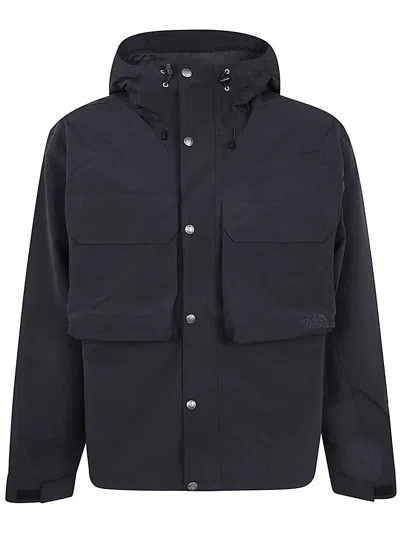 The North Face Black M66 Ripstop Rain Jacket In Black  