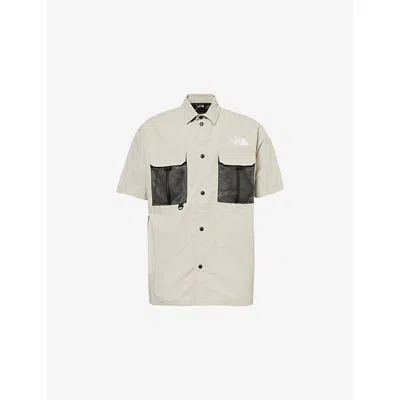 The North Face Mens Nse Summer Boxy-fit Woven Shirt Medium Grey Xl In Gray
