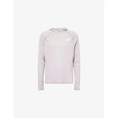 The North Face Mens  Sunriser Logo-print Woven Hoody In Medium Grey