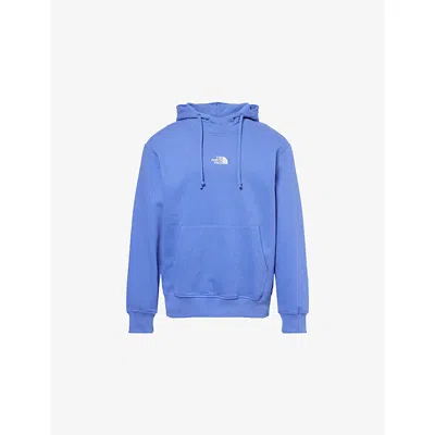 The North Face Mens Medium Purple Stop Relax Embroidered-logo Patch Cotton Hoody
