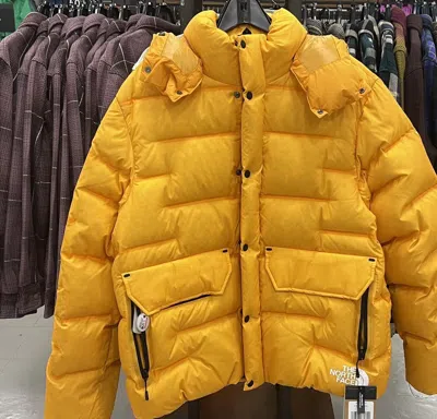 Pre-owned The North Face Mens Rmst Sierra Parka Jacket 700down/summit Gold Detachable Hood