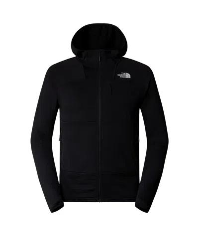 The North Face Mens Stormgap Power Grid Hooded Jacket In Black