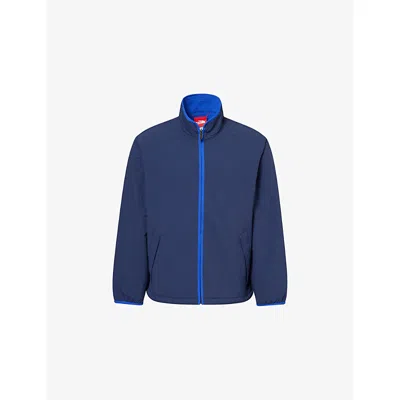 The North Face Navy Tnf Red Box Fleece Reversible Jacket In Black