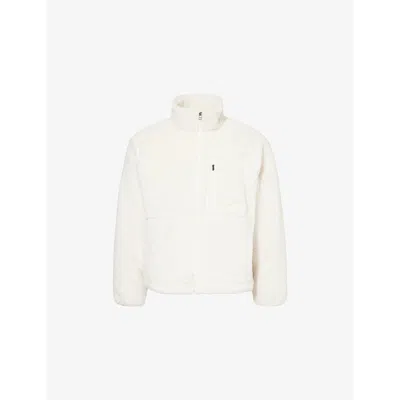 The North Face Mens White Extreme Pile Zip-front Fleece Jacket