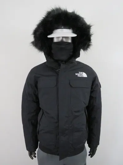 Pre-owned The North Face Mens  Gotham Iii 550-down Warm Insulated Winter Jacket Black Black In Tnf Black / Tnf White Logo / Black Fur