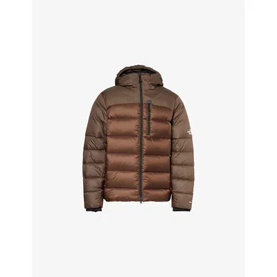 The North Face Kalix Hooded Down Jacket Jackets Brown In Animal Print