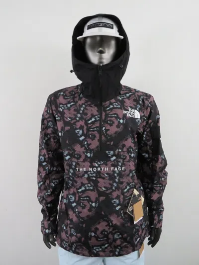 Pre-owned The North Face Mens  Raadik Gore-tex Waterproof Shell Anorak Ski Jacket - Black In Fawn Grey Snake Print Ice Cap Blue / Tnf Black / Tnf White Logo