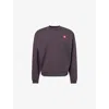 The North Face Mens Obsidian Redbox Logo-patch Cotton-blend Sweatshirt Xxl In Multi