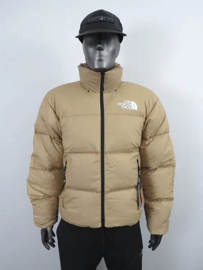 Pre-owned The North Face Mens  Rmst Remastered Nuptse 700-down Insulated Jacket Khaki Stone In Khaki Stone / Tnf Black Zippers / Tnf White Logo