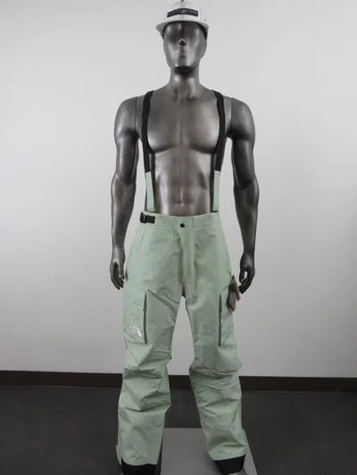 Pre-owned The North Face Mens  Sidecut Gtx Gore Tex Waterproof Ski Bibs Shell Pants - Sage