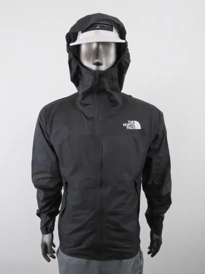 Pre-owned The North Face Mens  Summit Series Papsura Waterproof Futurelight Jacket Black In Tnf Black / Tnf White Logo