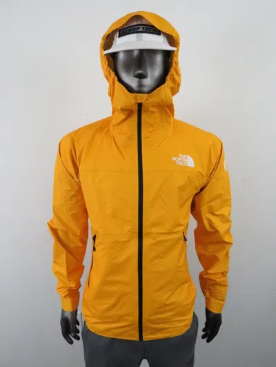Pre-owned The North Face Mens  Summit Series Papsura Waterproof Futurelight Jacket Gold In White