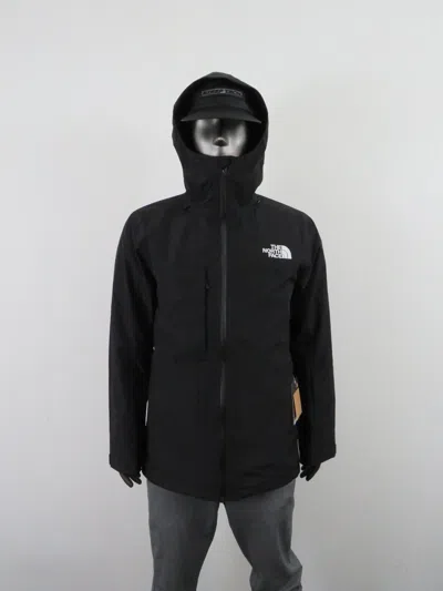 Pre-owned The North Face Mens  Thermoball Snow Triclimate Hooded Waterproof Jacket Black In Tnf Black