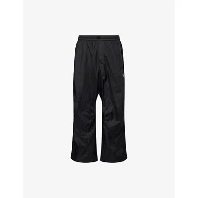The North Face Mens Wind Logo-print Shell Track Pants Black