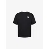 The North Face Mens Tnf Black Uhke Backpack Relaxed-fit Cotton-jersey T-shirt In Black
