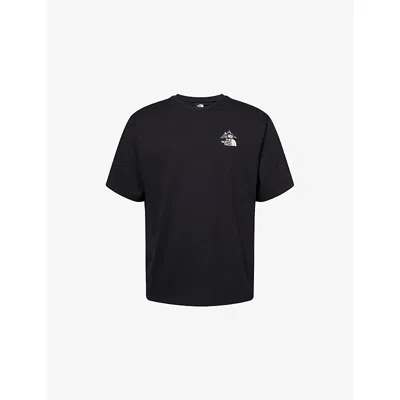 The North Face Mens Tnf Black Uhke Backpack Relaxed-fit Cotton-jersey T-shirt