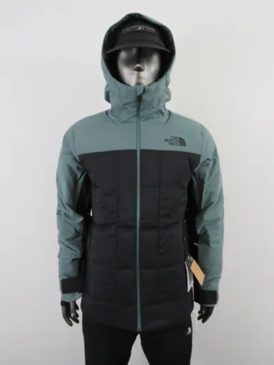 Pre-owned The North Face Mens Tnf  Bellion 700-down Insulated Hooded Ski Jacket Green Black