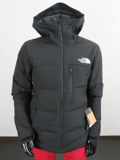 Pre-owned The North Face Mens Tnf  Corefire 550-down Insulated Hooded Ski Jacket - Black In Tnf Black / Tnf White Logo